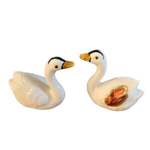 Vintage Swans Shiken Japan Miniature Figures
